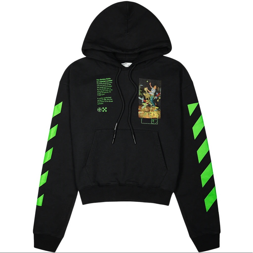 Off-White Golden Ratio Hoodie - Black - Men’s